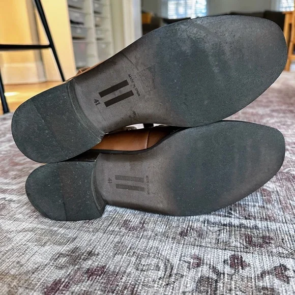 Rare Miista Brown Leather Studded Lace-Up Boots 41 - Picture 5 of 6